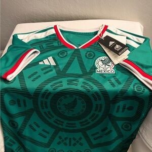 adidas Green Mexico Soccer Jersey